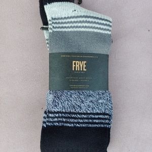 NEW FRYE MENS SOCKS 1 PACK = 2 SOCKS